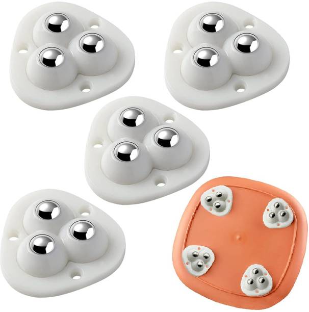 IKONEXX three crystals Self Adhesive Mini Swivel Casters Wheels 360 Degree Rotation Table Legs
