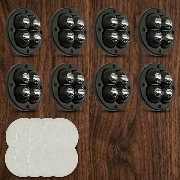 Kapirajshopee 8 Pack Non-Scratch Universal Caster Wheels for Heavy Furniture and Boxes Appliance Furniture Caster