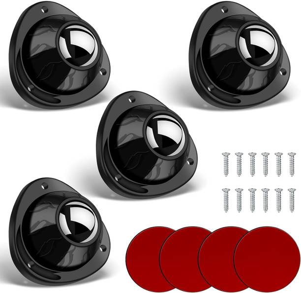 voldot (4 Pcs) 360 Degree Self Adhesive Mini Caster Wheels Swivel Furniture Caster