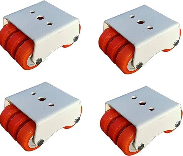 Spylock Nylon Wheel Caster for Furniture Table Trolley/300 Kg Load Capacity Industrial Furniture Caster