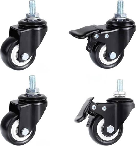 Spylock Heavy Duty Caster 360°Rotating Trolley Wheels for Table Furniture Industrial Furniture Caster