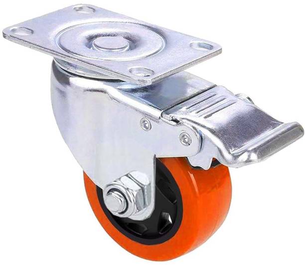 Calldrishe 4 Inch Caster Wheels, Casters Set of 4, Caster Shopping Trolley and Cart Swivel Furniture Caster