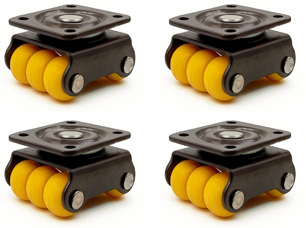 Appster Revolving Small Caster Wheel 100KG Load Capacity | 360 Degrees Rotating Swivel Furniture Caster