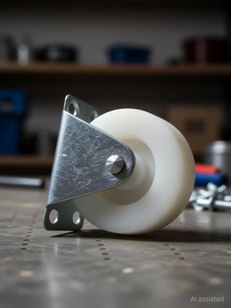 castersman 2'' white-Wheels Fix Rollercaster , pack of 4 casters up to 200kg load capacity Appliance Furniture Caster