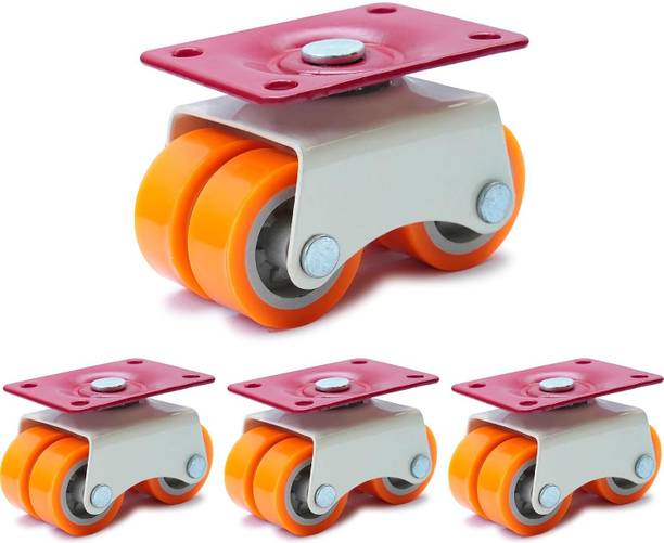 PROBECHO Heavy Duty 4-Wheels Roller Moving Castor Wheels for Furniture, Table, Trolley Swivel Furniture Caster