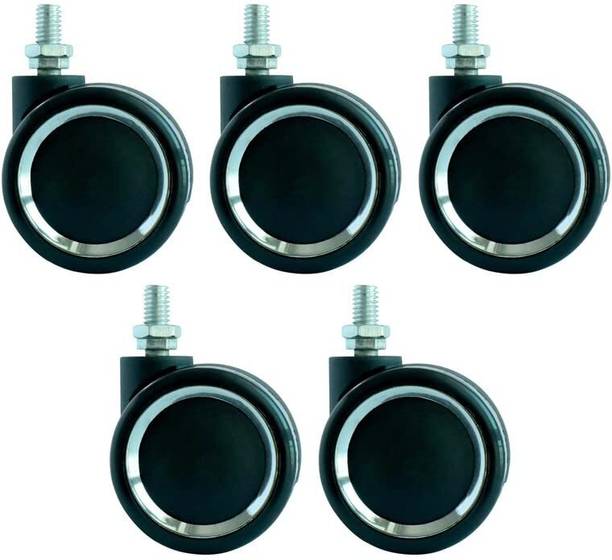 K25 Heavy Duty Caster Black Ring Chudi Wheels for Rolling Computer Chairs Wheel Appliance Furniture Caster