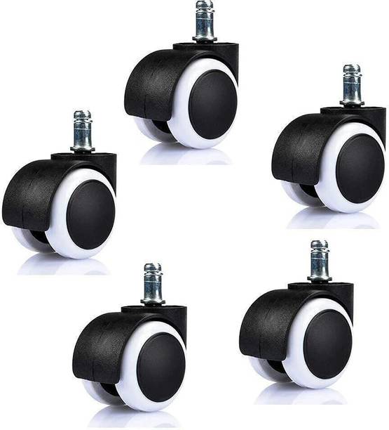 Amalya Imported Castor Pin Type Revolving Chair Wheel Furniture Caster Swivel Furniture Caster