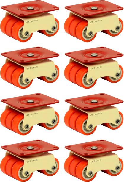 NB crafted 360 Degrees Rotate Caster Wheel with Bearing Heavy Duty 850 kg Load Capacity Industrial Furniture Caster