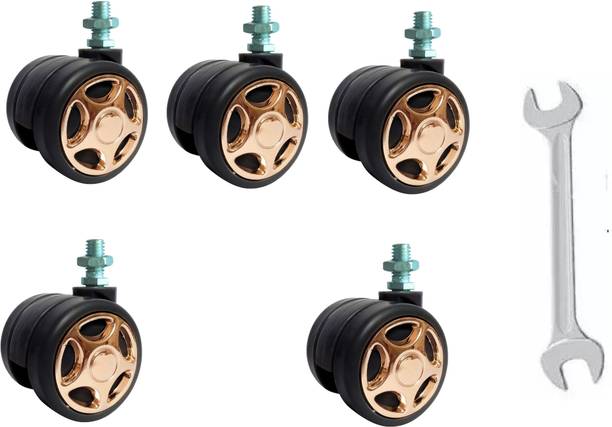 Biway Copy_Heavy Duty Caster Gold Chudi With Pana Wheels for Rolling Computer Chairs Appliance Furniture Caster