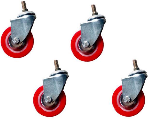 NEOSTAR 2.5 Inch caster wheel For Trolley, Furniture etc. (Multipurpose Use/ Fixed Furniture Caster
