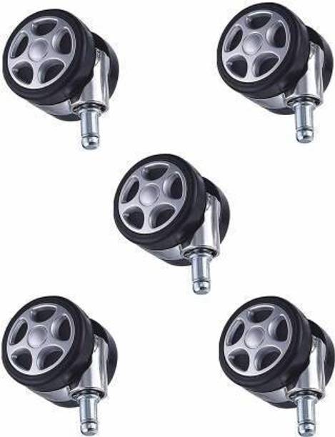 Amalya Heavy Duty Alloy Thread Twin Caster Wheel Tyre Suitable Office/REVOLVING Chair Appliance Furniture Caster