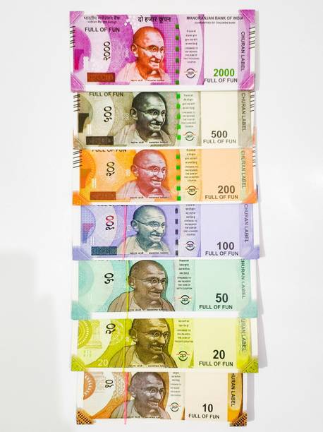 4GX 09 Dummy Currency 63 Note for Kids 9 Units Each Denomination All New Fake Note Gag Toy