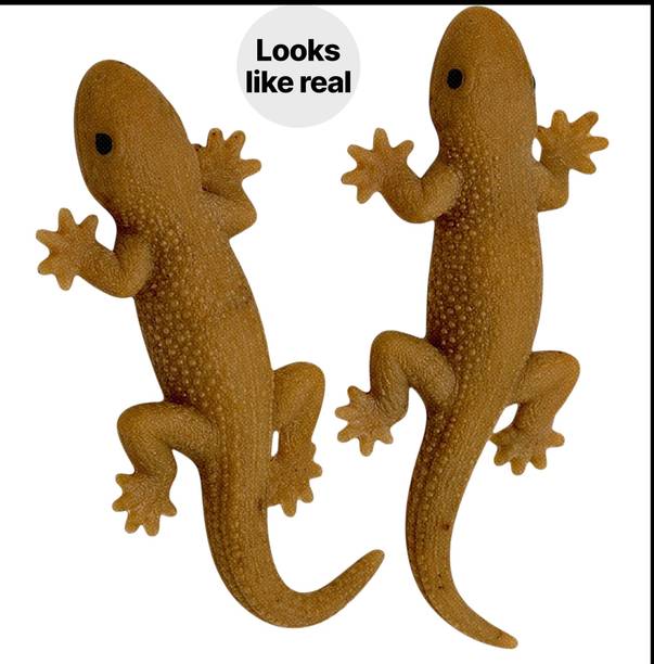 taka saki Rubber lizard toy prank fake artificial real looking reptile lizard 2 pcs Nakli chipkali Gag Toy