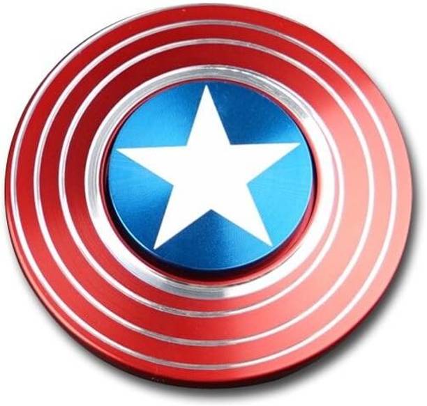 Qnik Capt. America Fidget Spinner Fun Toy Assorted Colours Gag Toy