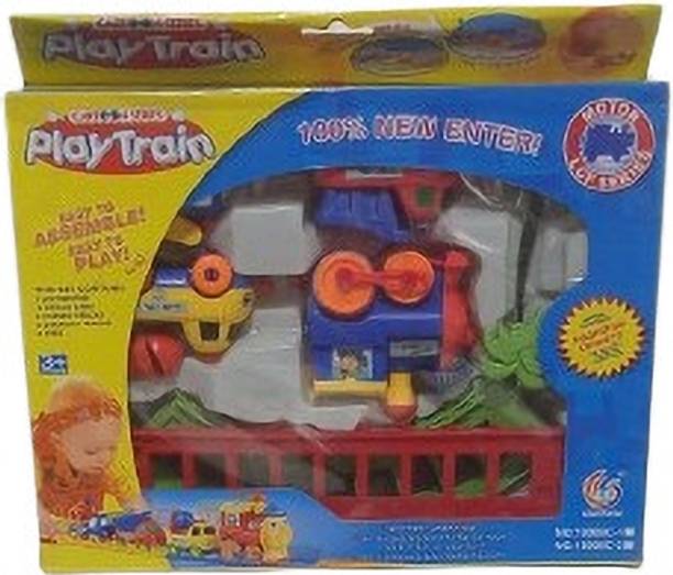 Floweraura PLAY TRAIN Assemble Play Train Set Toy Gag Toy