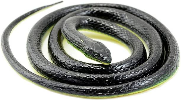 Aganta Fake Snake Realistic Look Black Snake Prank Toys For Kids Snake For Prank Snake Gag Toy
