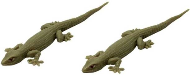 Toys gate Lizard Toy Set for Kids – Soft Rubber Reptile Animal Figures(2 Pcs)