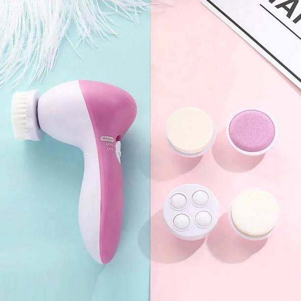 FacialKit 5 in 1 Massager Face Facial Massager Exfoliator Electric Massage Portable Galvanic Facial Machine