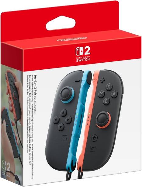 NINTENDO Switch 2 Joy Con | Switch 2 Joy Con Controllers | Joy Con Grip + Bluetooth Gamepad