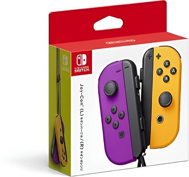NINTENDO SWITCH Joy-Con (L)/(R) Neon Purple/ Neon Orange Wireless Gaming Controller Bluetooth Gamepad