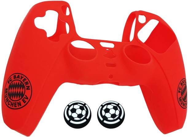 tmg ps5 controller skin football club design silicone case gaming accessory kit