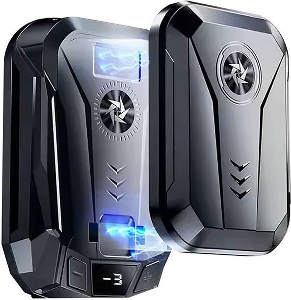 MOBIZAC Mobile Cooling Fan with External Battery 3 Gear Adjustments Gaming Phone Cooler 1 Fan Ergonomic Cooling Pad
