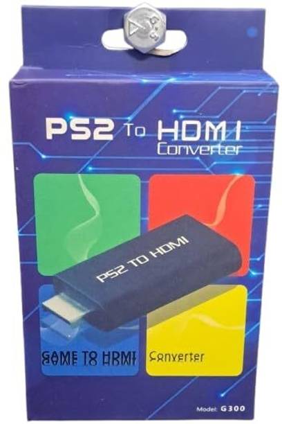 FZGAMES PS2 to HDMI Converter, Gaming Console Video Adapter, Model G300  Gaming Accessory Kit