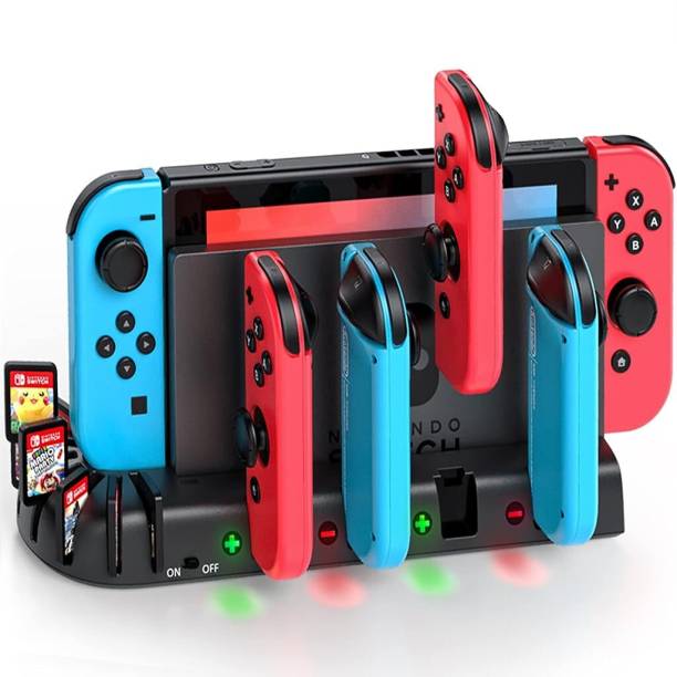 HANNEA 2 in 1 Switch Controller Charging Dock Extension...