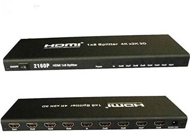 GoodsBazaar HDMI Splitter 1X8 Port Gaming Adapter