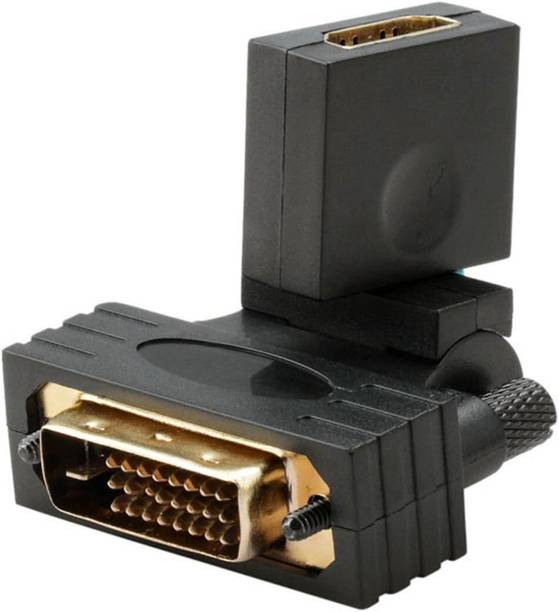 Etzin DVI male to HDMI Female 360 Degree Rotating Adapter EPL-1302H Gaming Adapter