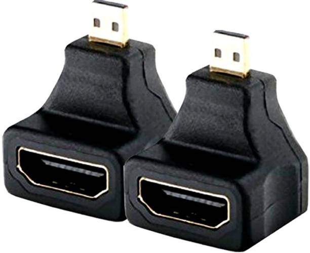 MX HDMI Female To Mini HDMI Male Right Angle Connector, MX3665 (PACKOF2) Gaming Adapter