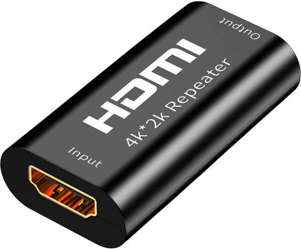 ULTRABYTES HDMI Repeater 4K Signal Amplifier 25 Meters Cable HDMI Female to Female Extender Gaming Adapter