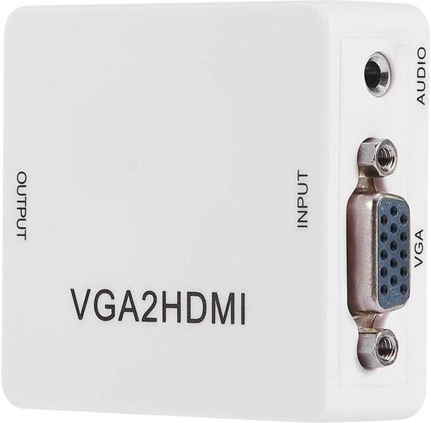 WEFLY VGA to HDMI Mini HD 1080P VGA to HDMI HD HDTV Video Converter Box Adapter Gaming Adapter