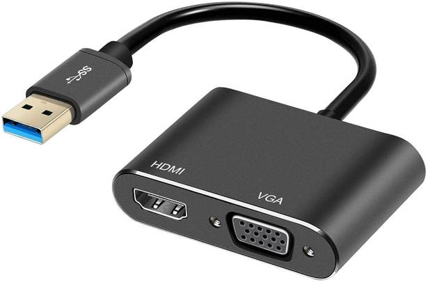 OG X NEXSA USB 3.0 to VGA & HDMI Adapter Converter, Compatible with Windows 7/8/8.1/10 Gaming Adapter