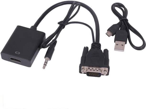 Sancy VGA to HDMI Converter – With Audio Input & USB Power for Monitor, TV, Projector Gaming Adapter