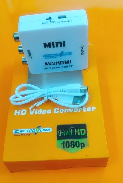 Electroline AV2HDMI UP Scaler 1080P Converter Gaming Adapter