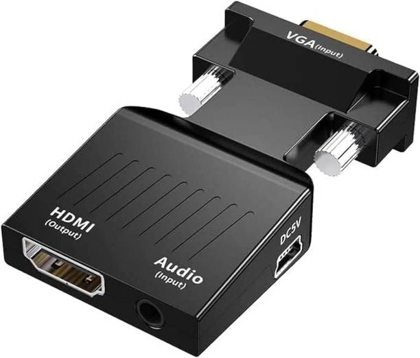 OG X NEXSA TV-out Cable HDMI to VGA Adapter with 3.5mm Audio Jack HDMI Female to VGA Gaming Adapter