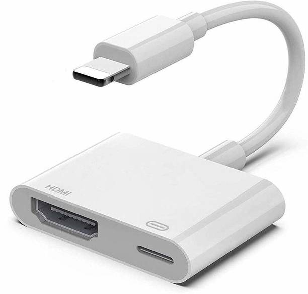 Tobo HDMI Adapter for iPhone to TV, 1080p HD Digital AV Adapter HD Video HDMI Sync Gaming Adapter