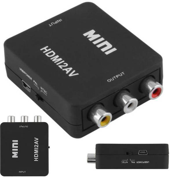 AlexVyan TV-out Cable HDMI TO AV CONVERTER Gaming Adapter