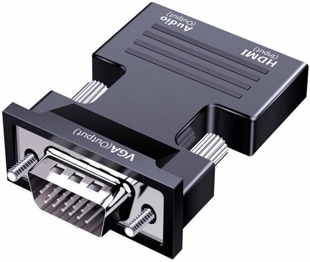 Akwor  TV-out Cable HDMI Female to VGA Male Output With Audio Converter HDMI to VGA Adapter