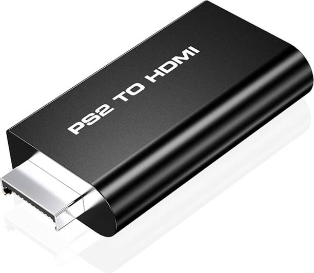 RyzCare PS2 to HDMI Audio Video Converter Adapter with 3.5 mm Output HDTV Monitor Gaming Adapter