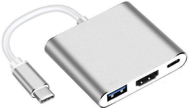 Tobo USB-C to HDMI Adapter, 3 in 1 Type TD-221TC-C to HDMI Multiport Adapter Gaming Adapter