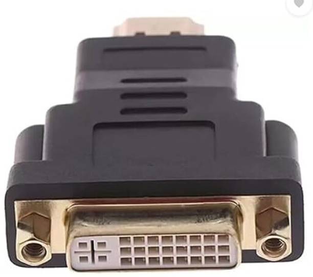 ULTRABYTES HDMI Male to DVI Female 24+5 (k) Gaming Adapter