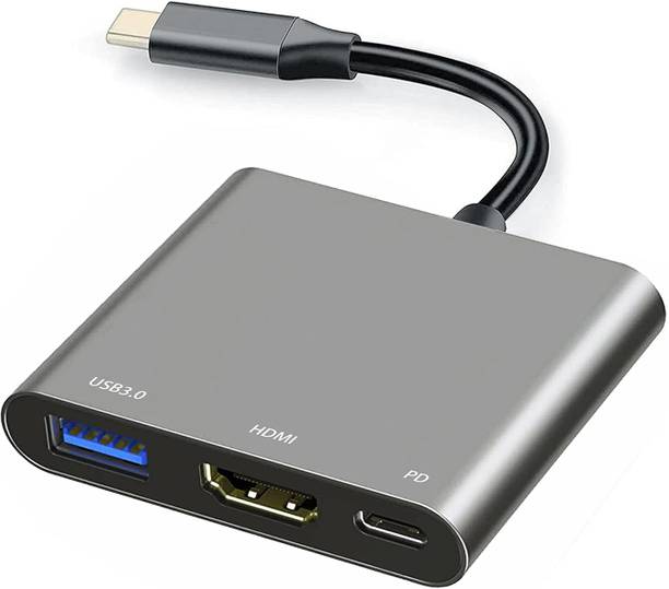 1Goal USB C to HDMI Multiport Adapter with Charging Port, HDMI to USB C Hub Adapter forMonitor to Laptop,USB-C to USB 3.0 Adapter 10Gbps USBC HDMIAdapter4KConverter USB Hub
