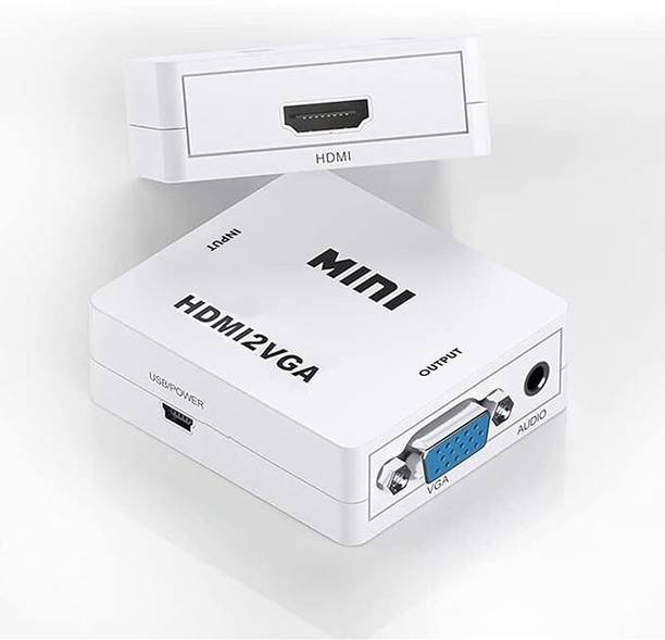 RuhZa Mini HDMI to VGA Adapter Gaming Adapter