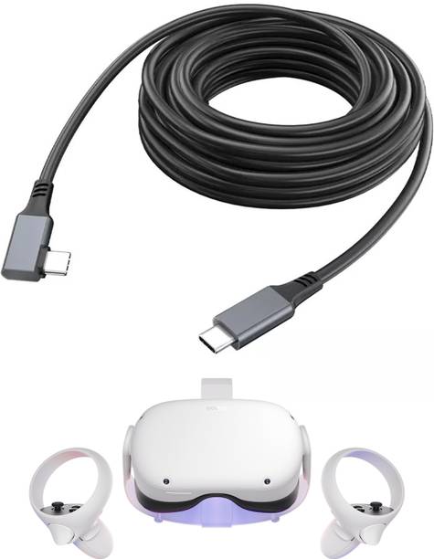 Irusu Type C 4.5 m Oculus Quest 2 Link Cable: 16-Feet Durable Connection For Seamless Pc Gaming, Black