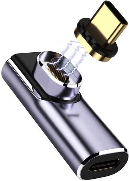 Etzin 90°Type C Male to Type C Female Right Angle Magnetic Adapter EPL-1103TC Gaming Adapter
