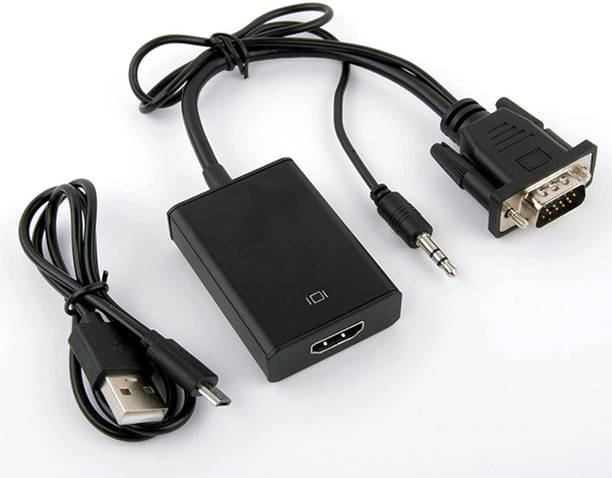 RuhZa VGA to HDMI Adapter for Connecting Traditional VGA Interface Laptop. Gaming Adapter