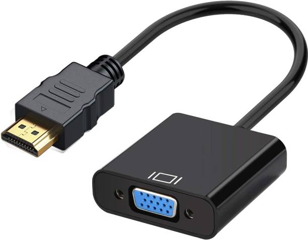 WEFLY HDMI to VGA, Compatible for Computer, Desktop, Laptop, PC, Monitor, Projector, Gaming Adapter
