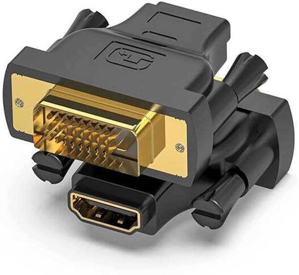 Silkland HDMI to DVI Adapter, Bi-Directional HDMI Female to DVI (24+1) Male Converter, Gaming Adapter